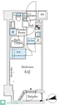 アジールコート山手動坂の物件間取画像